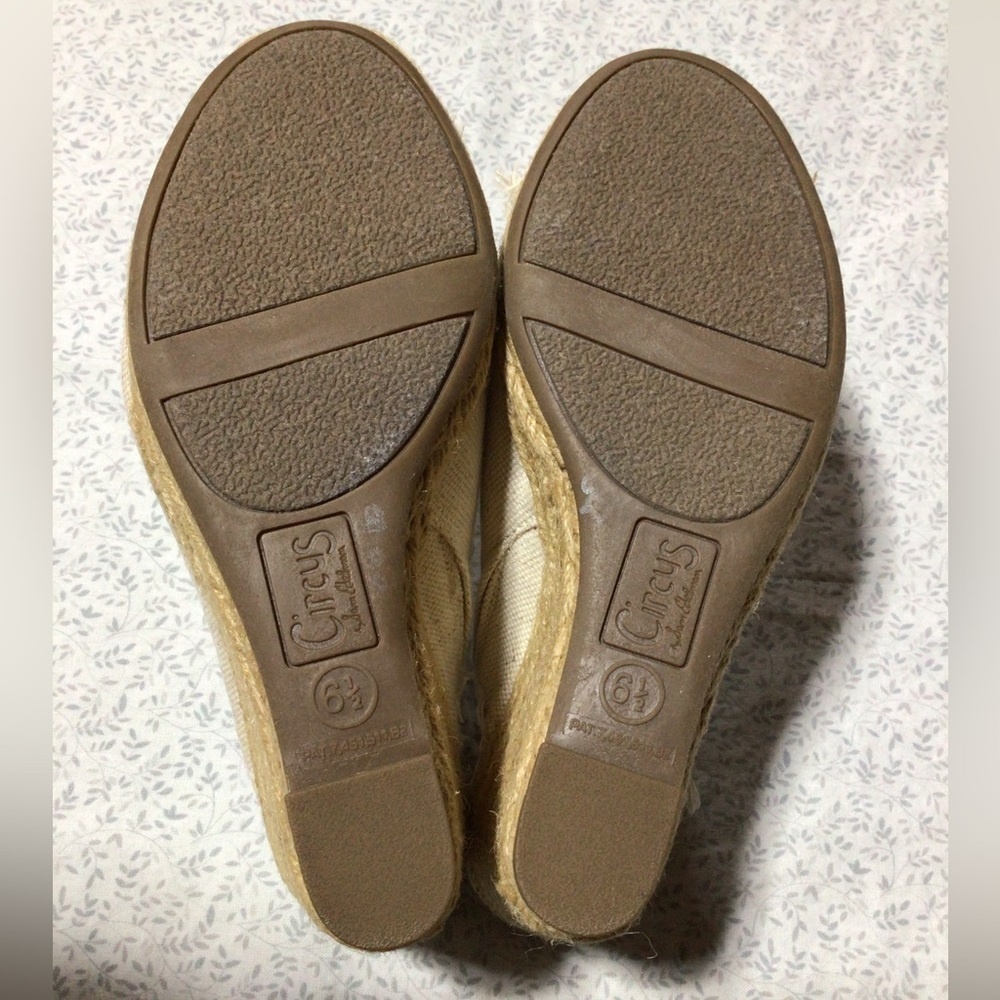 Sam Edelman Circus Baker Wedges in Cream size 6.5 - Picture 7 of 7